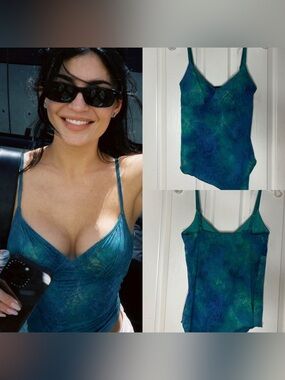 RARE Vintage Y2K 2000s Embellished Gem Lace Camisole *I accept offers*